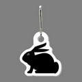 Zippy Clip & Tag W/ Tab - Rabbit (Left Side, Silhouette)